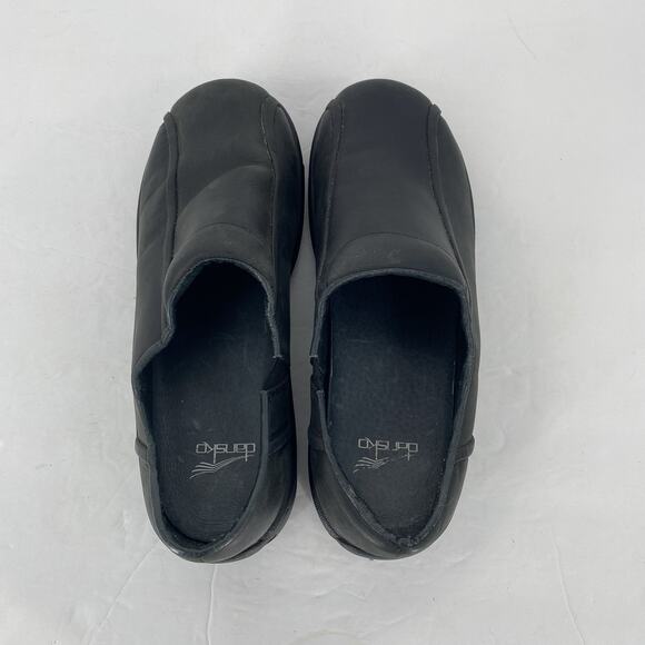 Dansko Calla Black Leather Clogs Women’s Size EU 40 US 9.5-10 - Picture 10 of 11